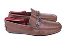 Tod's Italy Brown Leather Horse Bit Loafer Slip On Dress Driving Shoe SZ 8 US 9 — photo 1