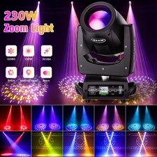 230W Moving Head Party Light DMX512 24 Prism Rainbow Effect Beam Stage Lighting