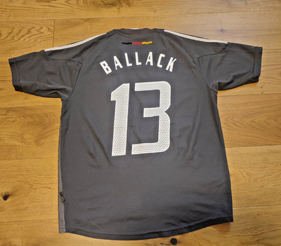 DFB Germany World Cup Michael Ballack 2002 Away Trikot, M, Authentic, Original