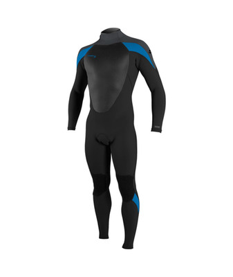 2025/26 O'Neill Epic 4X3MM Herren Back Zip Neoprenanzug, Schwarz Bali Blue Graph