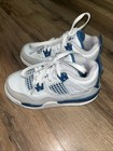Nike Air Jordan 4 Retro Military Blue TD BQ7669-141 Toddler Size 11C Shoes — photo 3