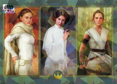 Topps Star Wars 2025 Chrome Galaxy Throughout The Ages Atomic /150