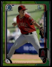 2015 Bowman #BCP17 Trevor Gott Chrome Prospects Green Refractors #/99