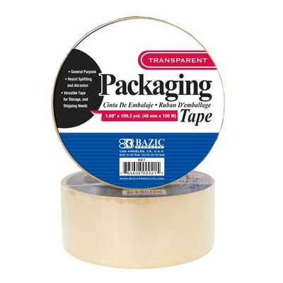 BAZIC 1.88'' X 109.3 Yards Clear Packing Tape,Sculptures & Figurines