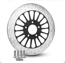 11.5 Inch Rear Brake Rotor with Bolts for Harley, Black