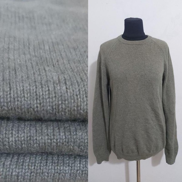 Women William Hunt Sweater Green Cashmere 38 / M /