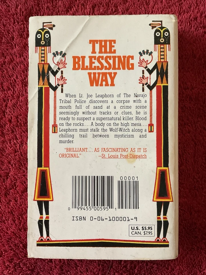 The Blessing Way by Tony Hillerman - Paperback Foto 2 de 2