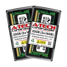 A-Tech 32GB Kit 2x16GB RAM for MSI GF65 Thin Laptop DDR4 2666MHz PC4-2130...