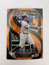 2025 Panini Select - Aaron Judge  Premier Level Orange Flash Prizm #170 Yankees