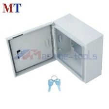NEMA 4X/IP66 Steel Junction Box 16x12x8" - Lockable Universal Enclosure