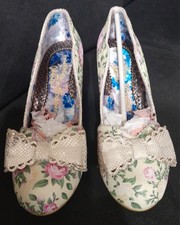 REDUCED Irregular Choice  Low Heel 'Deco Dreams' Cream Size 40