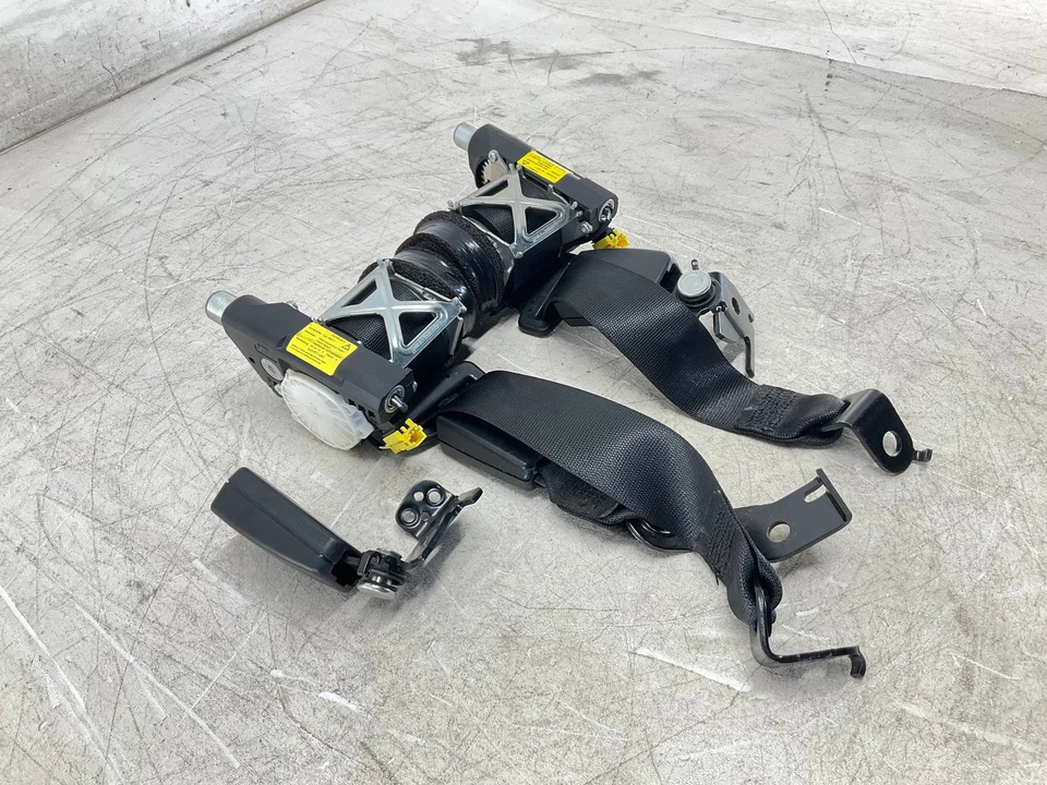 10-16 Mercedes-Benz E350 W212 retractor de cinturón de seguridad trasero izquierdo y derecho con hebilla OEM Foto 2 de 4