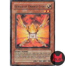 Yugioh Herold des Orangenen Lichts TDGS-DE082 Rare 1. Auflage LP