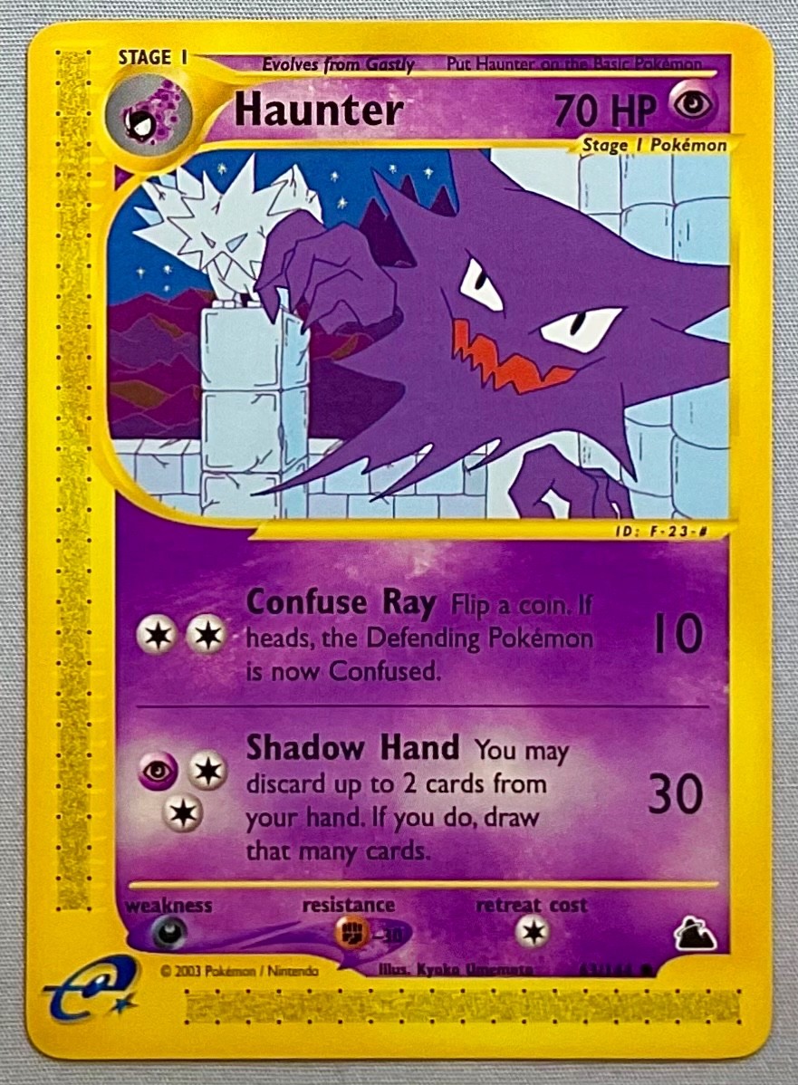 Pokémon Haunter #63/144 Non-Holo - 2003 Skyridge - NM or Better Condition!