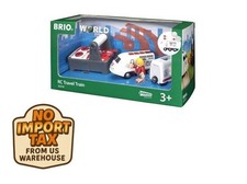    FREE SHIP BRIO Remote Control Travel Train Light  Sound Wooden Track Toy