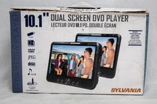 Sylvania 10.1" Dual-Screen Portable DVD Player Recertified