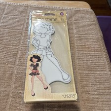 Prima Julie Nutting CHIARA Doll Cling Stamps Mixed Media Cards Tags 910761