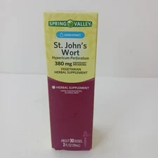 Spring Valley Liquid Extract St. John’s Wort Hypericum Perforatum 2 Fl Oz