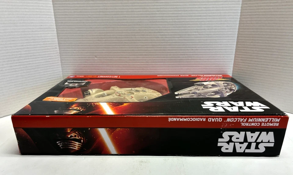 D4 Air Hogs Star Wars Remote Control Millenium Falcon Set Sealed in Box Disney - Image 4 of 4