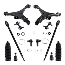 12x Front Lower Control Arms Sway Bar Link Tie Rods Kit for 2002-2006 Honda CR-V