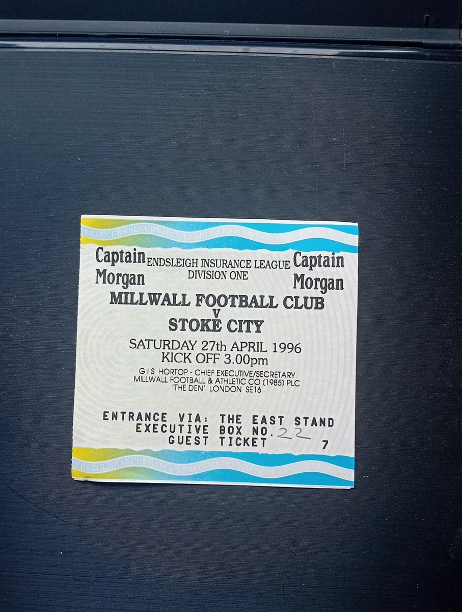 Ticket De Match Original - Manchester City Vs Stoke City - League Cup - 03/09/1980