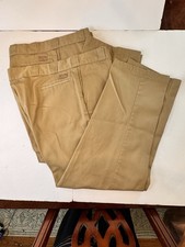 Dickies flat front Men s Original Fit Classic Work Uniform Pants - 2 pairs