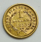 Stunning $1. Liberty Head Type 1 Gold Coin Almost UNC Gold Over $5000 Per Ounce