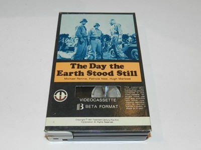 The Day the Earth Stood Still (1951) Beta, Betamax NOT VHS 1980, Sci-Fi Movie