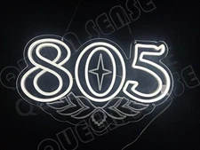 Firestone Walker 805 LED Neon Sign With Dimmer USB Powered Adjustable Light