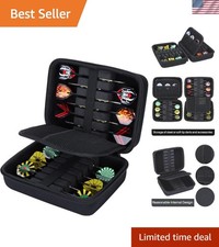 Hard Case Compatible with Steel or Soft Darts Set, Storage Holder Fits Dart T...