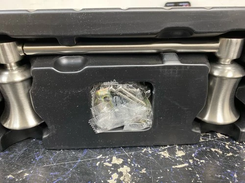 Sig. Hardware 446870 Pendleton Wall-Mount Toilet Paper Holder, Brushed Nickel - Picture 2 of 2