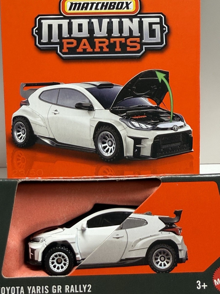 Matchbox 2024 Toyota Yaris GR Rally2 #23 Moving Parts 2026 Case N