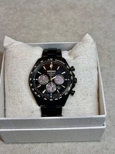 Seiko Selection SBPY187 Solar Watch Used Black Matte with Box