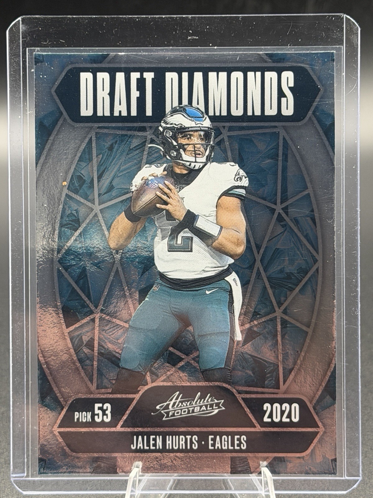 2025 Panini Absolute - Draft Diamonds Jalen Hurts #DD-JHS