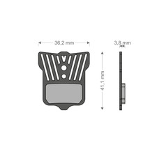 BRENTA Pastiglie Light Tech per freni ELIXIR 9/7/CR/XX/X0/T/TL AVID/SRAM