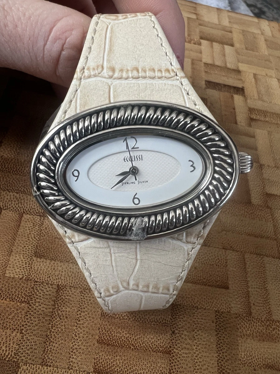 Ecclissi Sterling Silver Case Oval Wristwatches for sale | eBay display picture 2