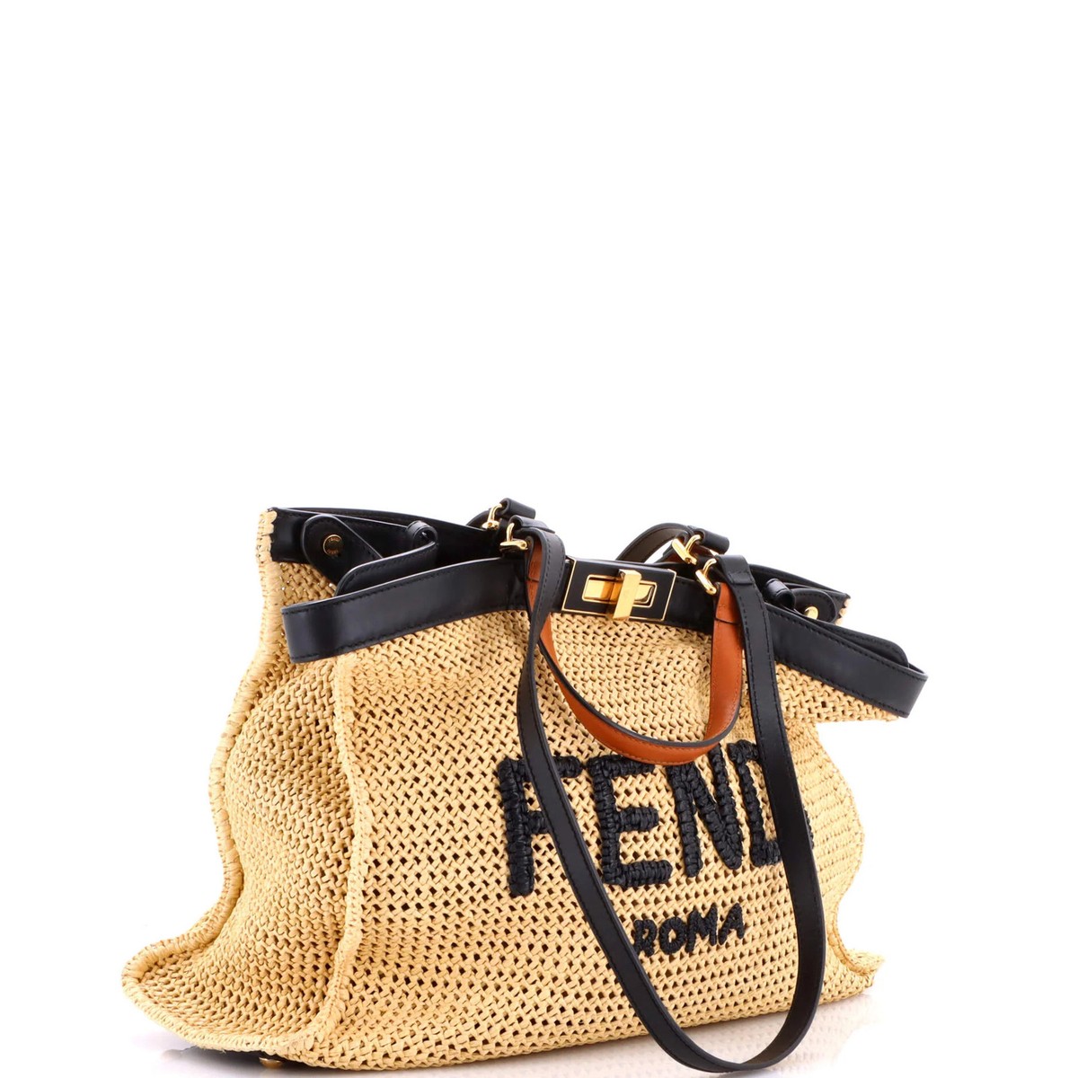 Fendi Peekaboo X-Tote Raffia Medium | eBay