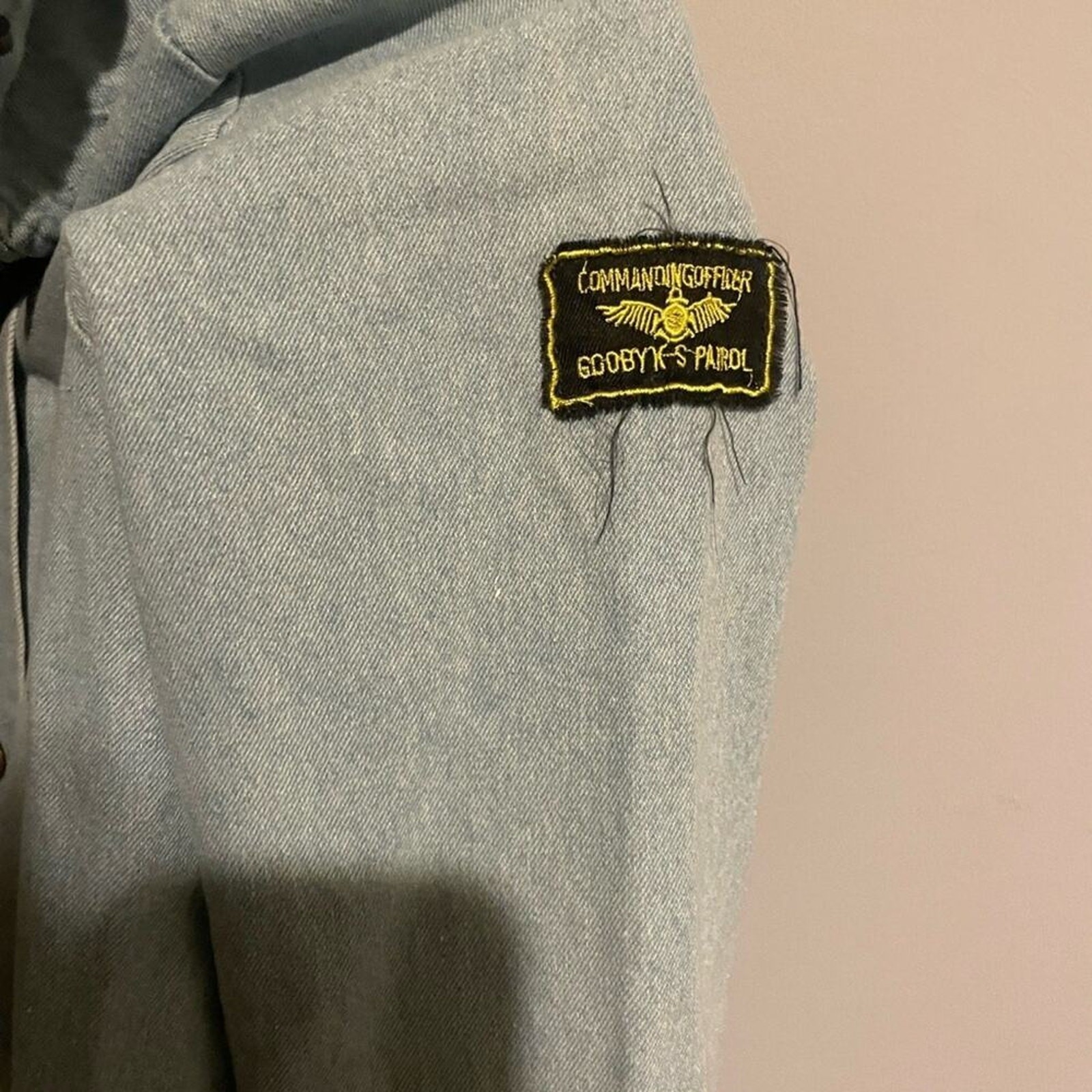 COMMANDING‎ OFFICER PATCH DENIM JACKET Medium - image 11