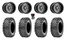 Hostile Apex 15 Wheels Milled 0mm 35 Roxxzilla Tires Rzr Turbo R Pro R