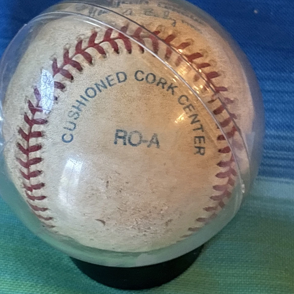 Charles Nagy Auto Juego Usado Pelota Pretemporada Las Vegas Vs Cubs En 2018 Foto 3 de 3