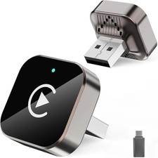 Wireless CarPlay Adapter for iPhone Android Plug Play Fast Stable C