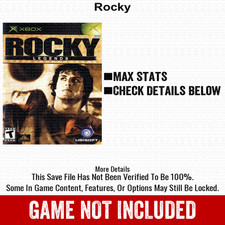 Rocky 100 Unlocked All Items Xbox USB Save