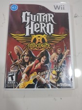 Guitar Hero Aerosmith Music Activision (Nintendo Wii, 2008) Complete W/ Manual