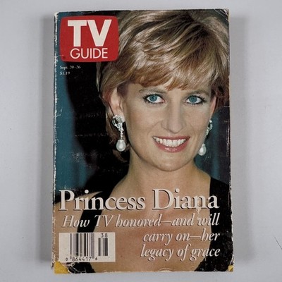 TV Guide Magazine Sept 20-26, 1997 Princess Diana Legacy of Grace Cover Issue