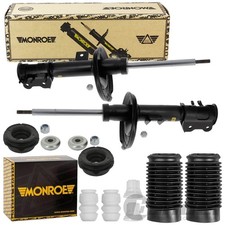 MONROE STOSSDÄMPFER+DOMLAGER+PROTECTION KIT VORNE passend für FIAT 500 FORD KA