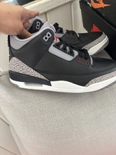 Size 9 - Air Jordan 3 Retro OG 2024 Black Cem...