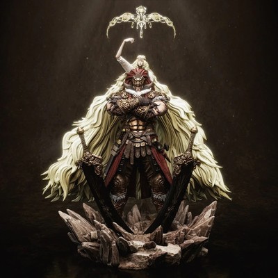 3D Printed 16K Fan Made CA3D - Elden Ring Radahn UNPAINTED 1/6 scale