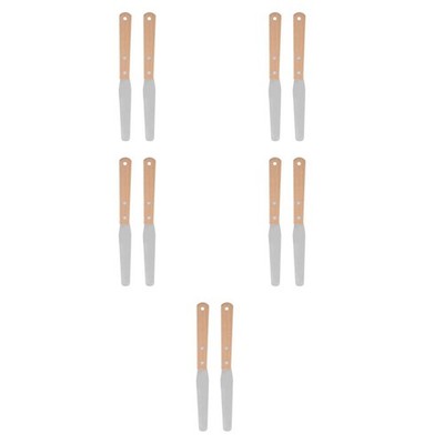 5 Pieces Ton-Reparaturmesser Aus Holz Tonschnitzmesser Art Palette Knives