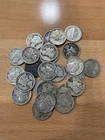 Lot of 25 US 90% Silver Mercury Dimes - Mixed Dates Below Melt Price