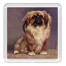 PEKINGESE Dog Acrylic Coaster Novelty Drink Cup Mat Great Gift